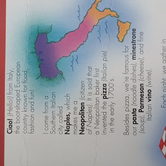 1992 Italian Barbie Neopolitan Dancers Costume Outfit Naples Mattel - Picture 11 of 13